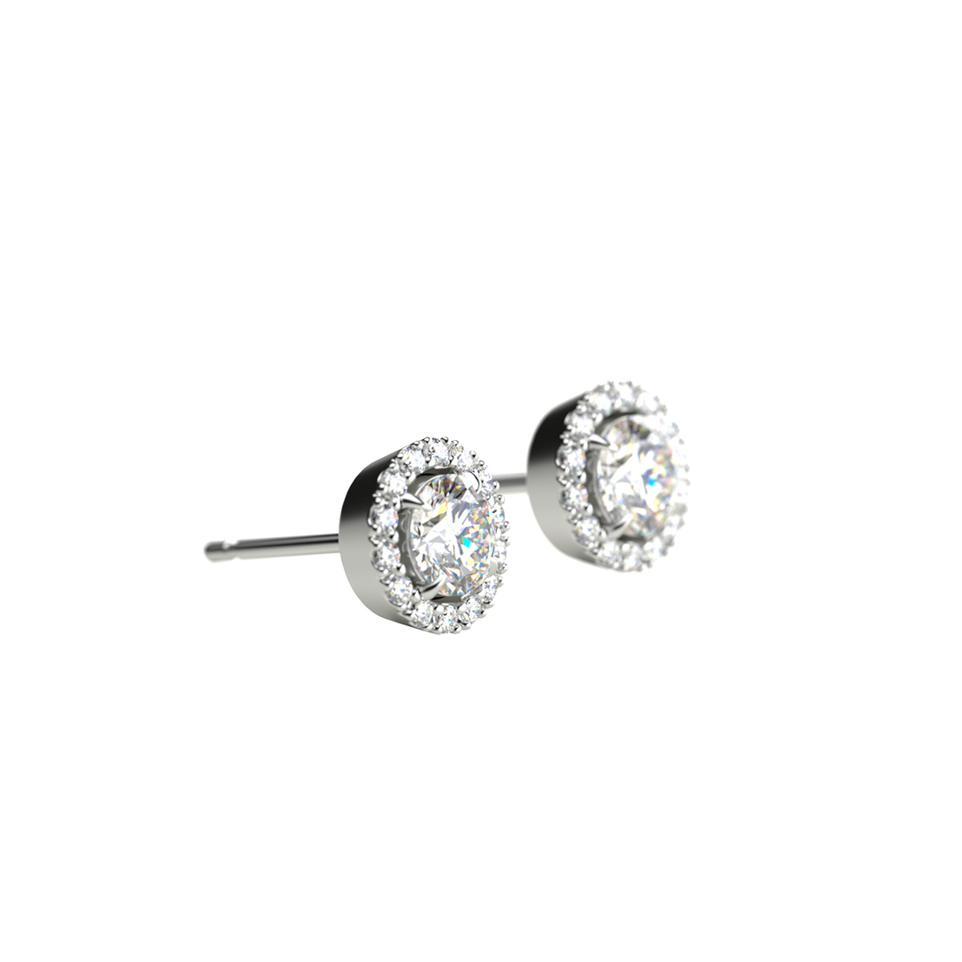 Halo Sparkle Studs/Halo Earrings
