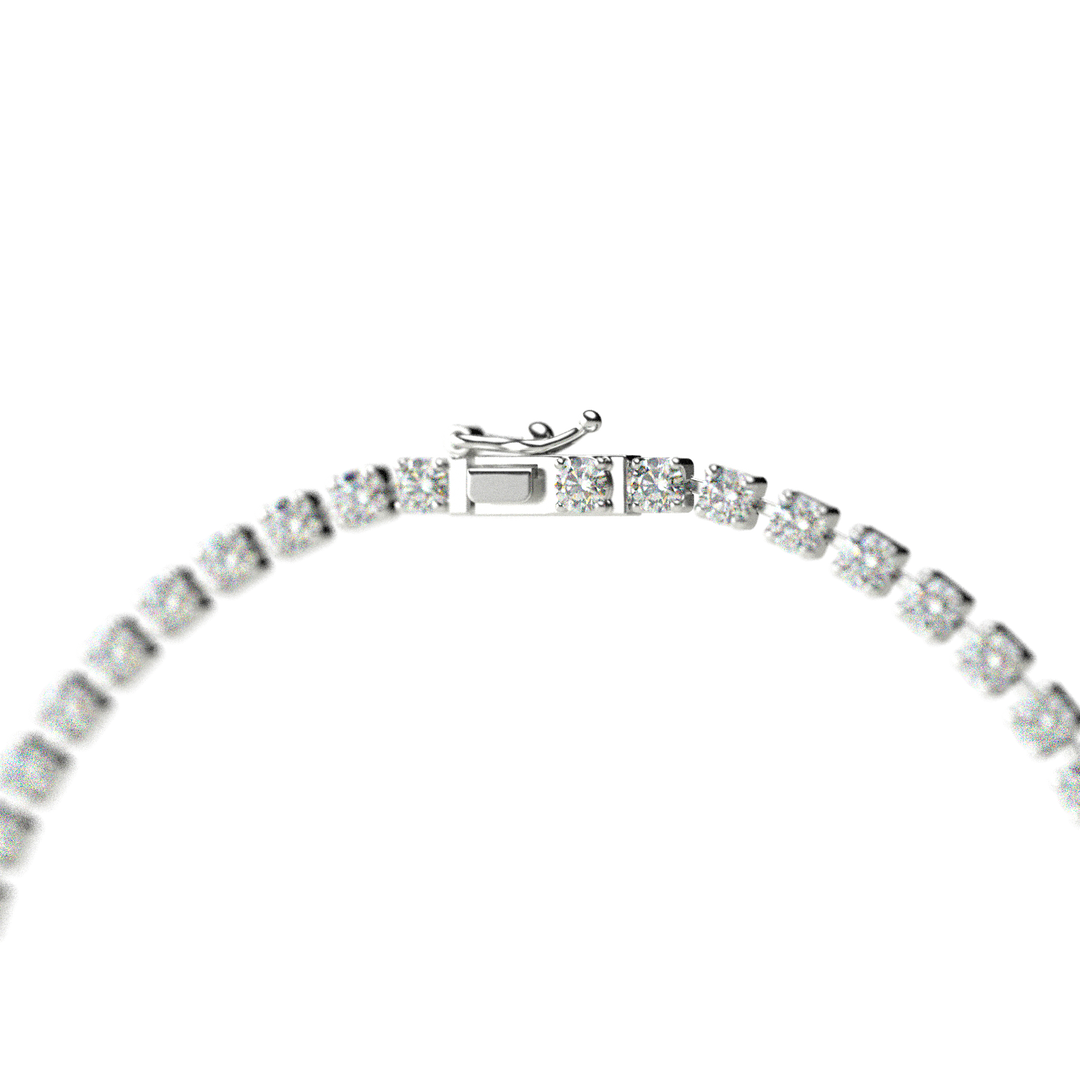 Tunnel Lights Tennis Necklace