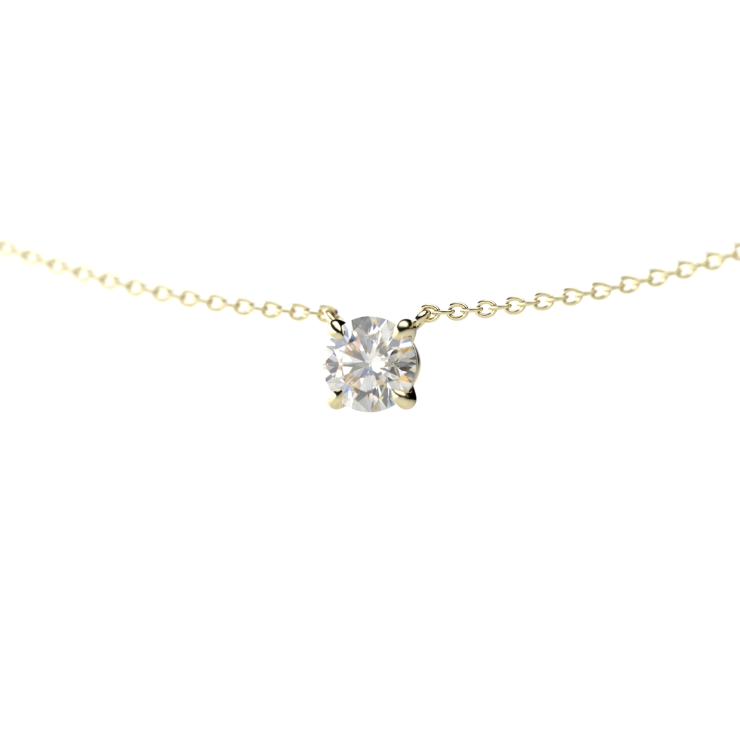 0.5ct Diamond Studs Necklaces/0.5 carat single stone necklace