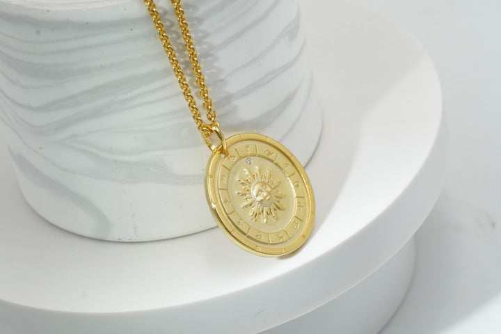 Horoscope Coin Necklace