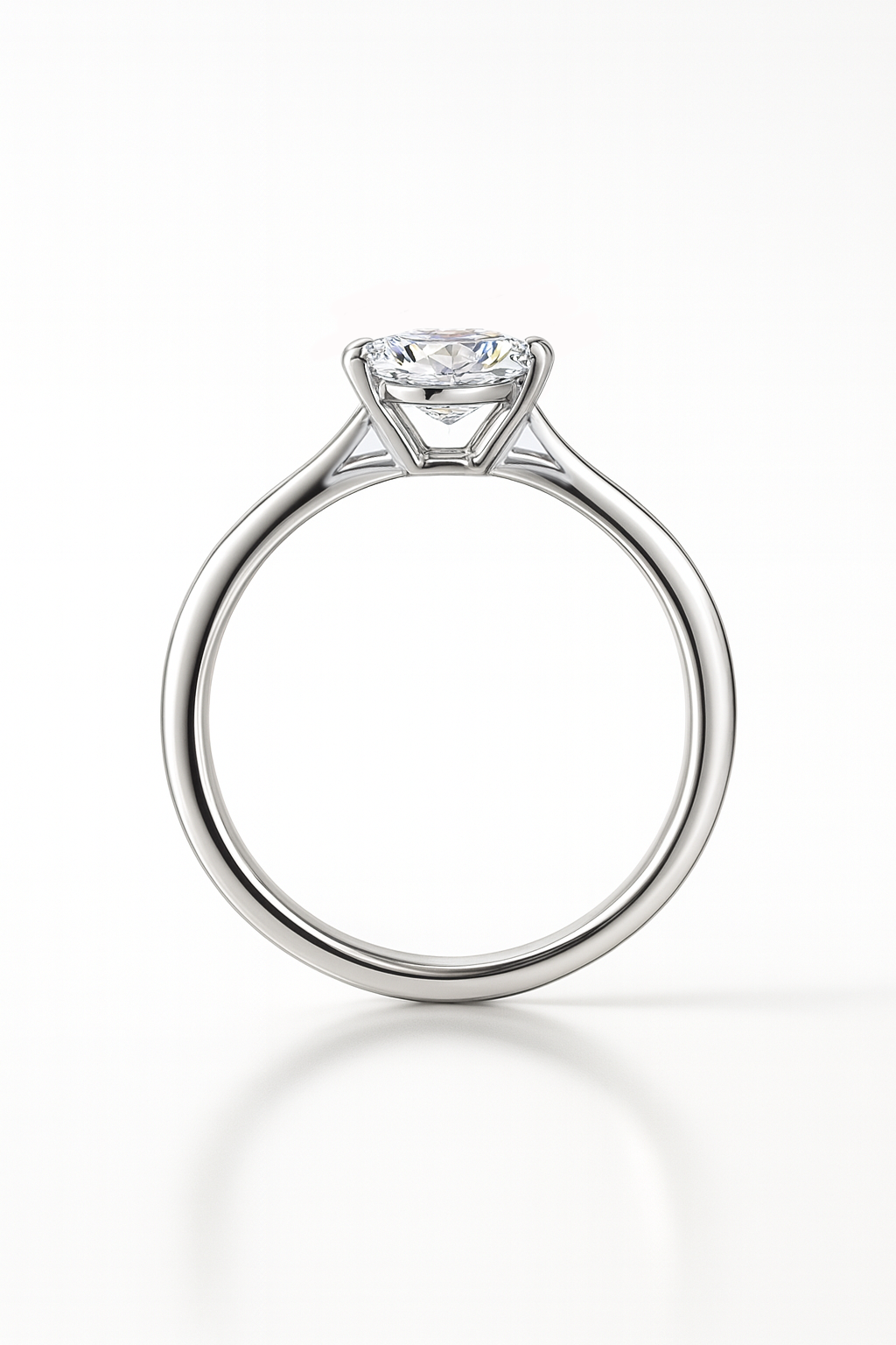 Round Solitaire flush-set