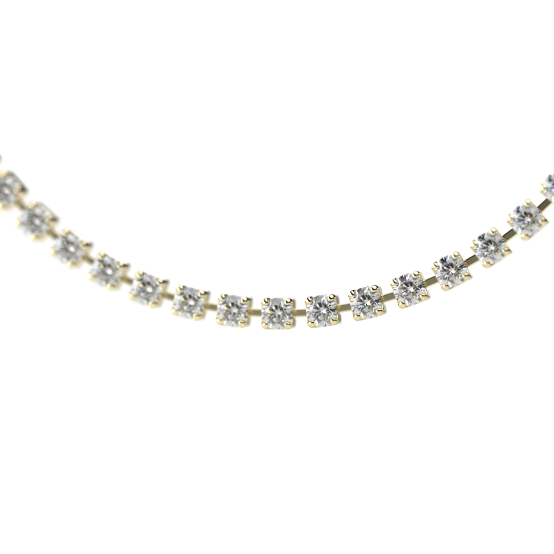Tunnel Lights Tennis Necklace