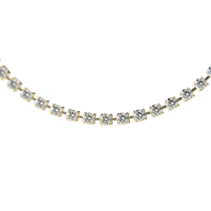 Tunnel Lights Tennis Necklace