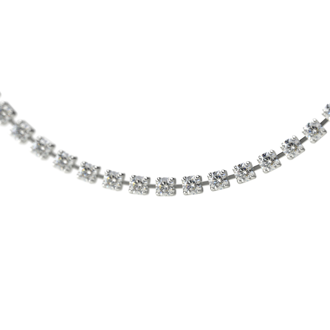 Tunnel Lights Tennis Necklace