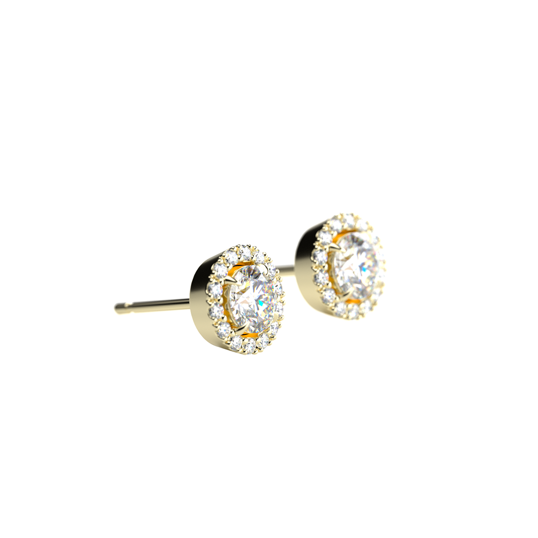 Halo Sparkle Studs/Halo Earrings