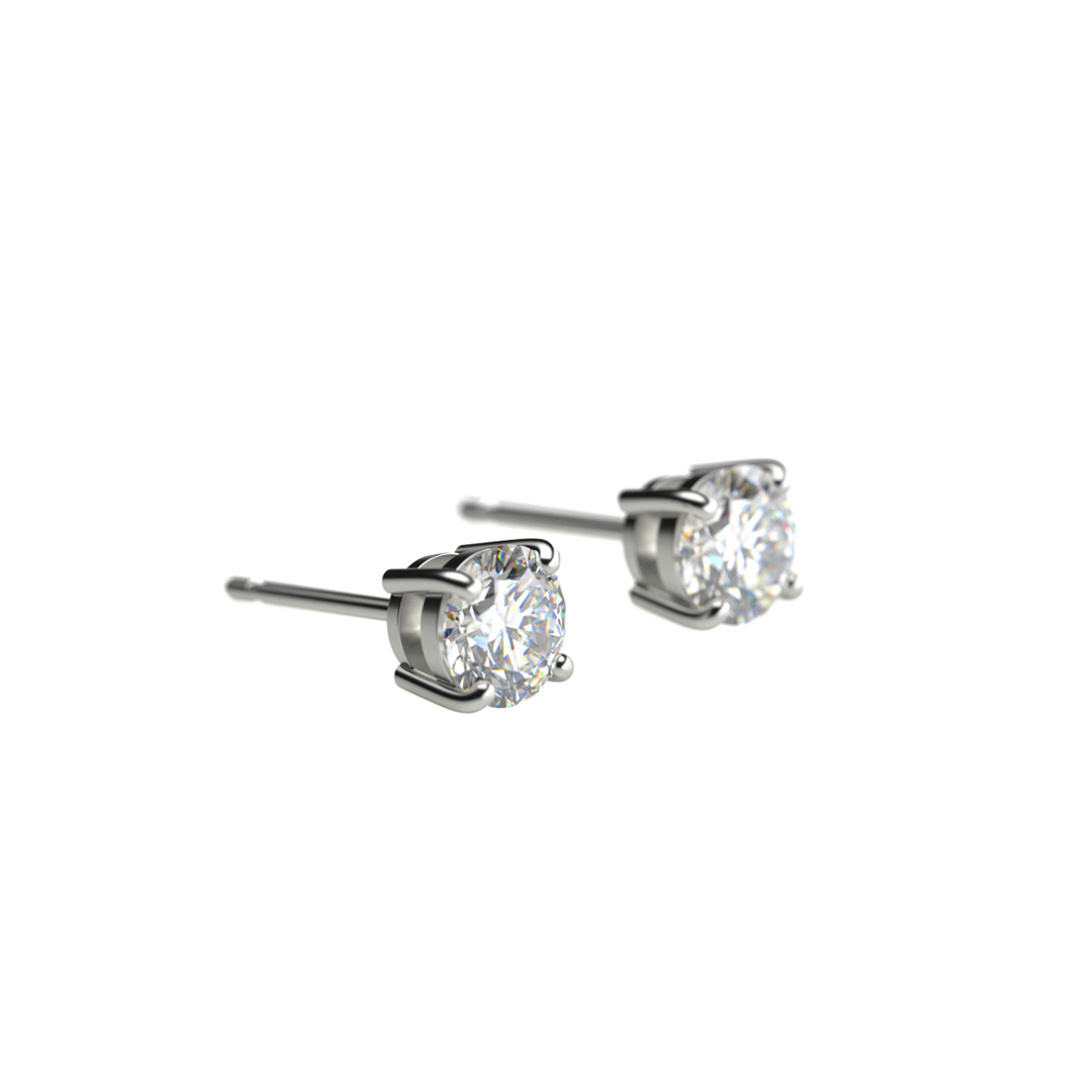 0.5ctDiamond Studs/0.5 carat single stone earrings