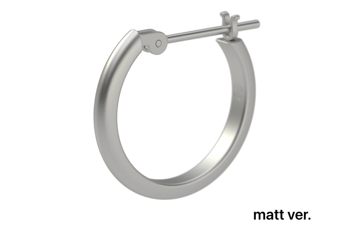 Peace Hoop フープピアス（両耳用）｜ラボグロウンダイヤモンド専門