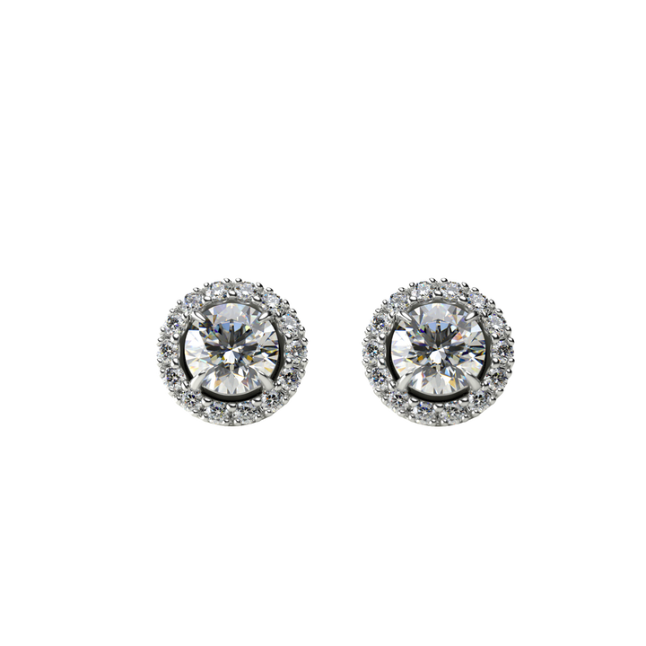 Halo Sparkle Studs/Halo Earrings