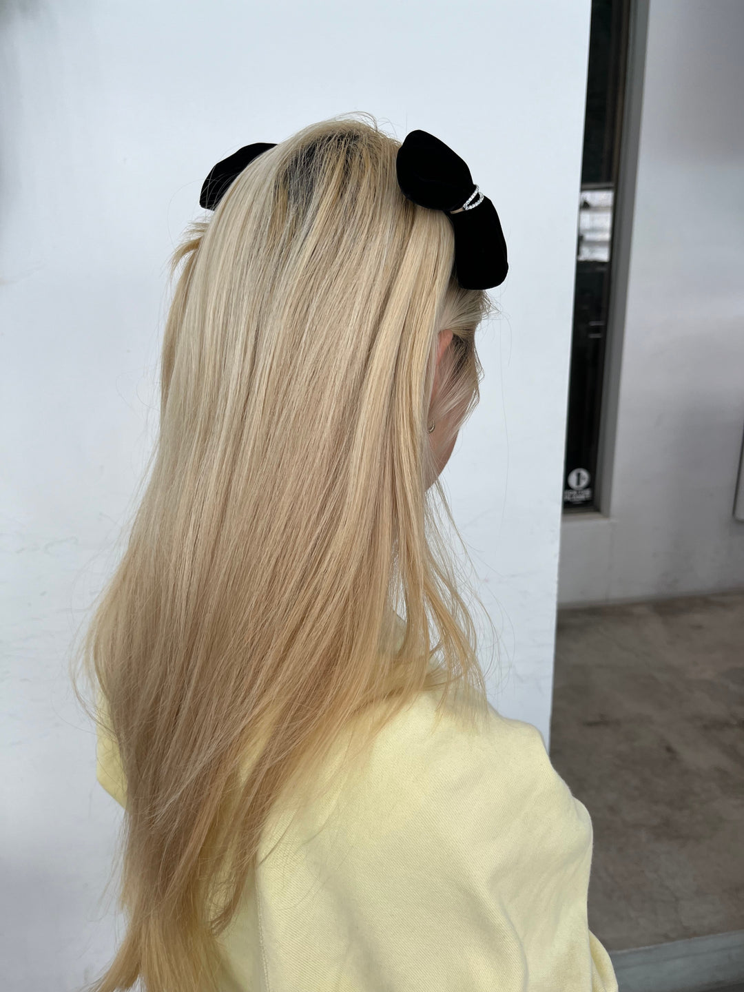 Velvet bow bow Valetta (Small)